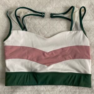 Tiger Friday Striped Dance top Adult Small in Black